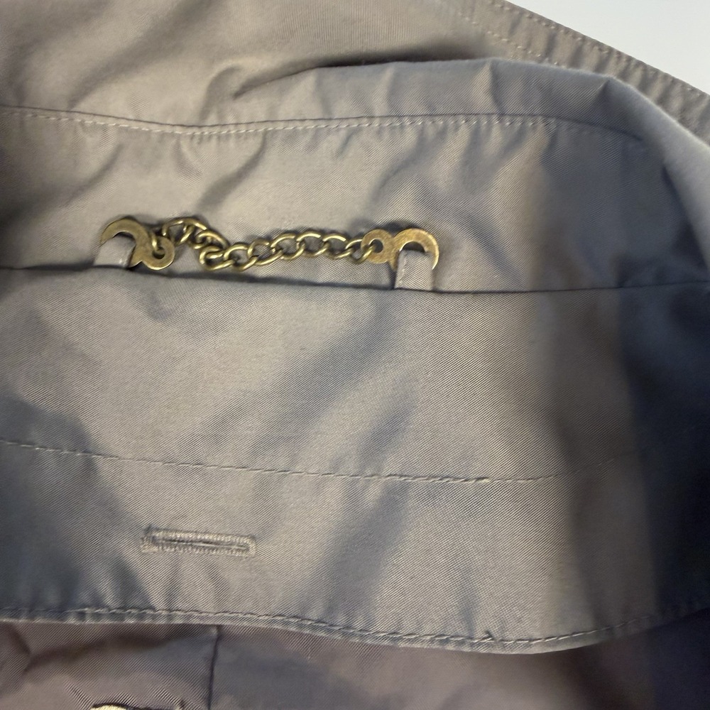 TravelSmith Trench Coat Men's‎ Medium Tan Vintage EUC - Picture 4 of 7